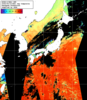NOAA人工衛星画像:日本全域, 1日合成画像(2026/09/14UTC)