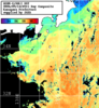 NOAA人工衛星画像:神奈川県近海, 1日合成画像(2026/09/14UTC)