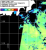 NOAA人工衛星画像:神奈川県近海, 1日合成画像(2026/09/23UTC)