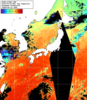 NOAA人工衛星画像:日本全域, 1日合成画像(2026/09/24UTC)