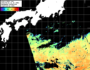 NOAA人工衛星画像:黒潮域, パス=20260926 12:24 UTC