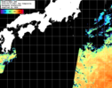 NOAA人工衛星画像:黒潮域, 1日合成画像(2026/09/27UTC)