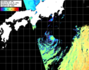 NOAA人工衛星画像:黒潮域, パス=20260930 12:22 UTC