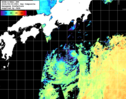 NOAA人工衛星画像:黒潮域, 1日合成画像(2026/09/30UTC)