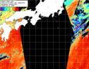 NOAA人工衛星画像:黒潮域, 1日合成画像(2026/10/01UTC)