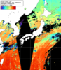 NOAA人工衛星画像:日本全域, 1日合成画像(2026/10/04UTC)