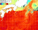 NOAA人工衛星画像:黒潮域, 1週間合成画像(2026/09/29～2026/10/05UTC)