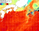 NOAA人工衛星画像:黒潮域, 1週間合成画像(2026/09/30～2026/10/06UTC)
