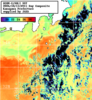 NOAA人工衛星画像:神奈川県近海, 1日合成画像(2026/10/11UTC)