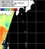 NOAA人工衛星画像:神奈川県近海, 1日合成画像(2026/10/13UTC)
