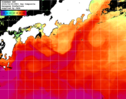 NOAA人工衛星画像:黒潮域, 1日合成画像(2024/04/30UTC)