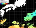ひまわり人工衛星:黒潮域,10:59JST,1時間合成画像
