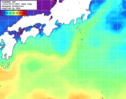 NOAA人工衛星画像:黒潮域, 1週間合成画像(2024/04/25～2024/05/01UTC)
