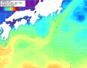 NOAA人工衛星画像:黒潮域, 1週間合成画像(2024/04/26～2024/05/02UTC)