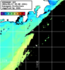 ひまわり人工衛星:神奈川県近海,18:59JST,1時間合成画像