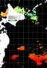 ひまわり人工衛星:親潮域,12:59JST,1時間合成画像