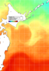 NOAA人工衛星画像:親潮域, 1週間合成画像(2024/07/07～2024/07/13UTC)