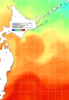 NOAA人工衛星画像:親潮域, 1週間合成画像(2024/07/09～2024/07/15UTC)