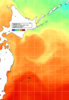 NOAA人工衛星画像:親潮域, 1週間合成画像(2024/07/11～2024/07/17UTC)