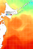 NOAA人工衛星画像:親潮域, 1週間合成画像(2024/07/13～2024/07/19UTC)