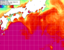 NOAA人工衛星画像:黒潮域, 1日合成画像(2024/07/22UTC)