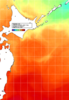 NOAA人工衛星画像:親潮域, 1週間合成画像(2024/07/17～2024/07/23UTC)