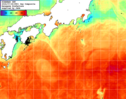 NOAA人工衛星画像:黒潮域, 1日合成画像(2024/07/26UTC)