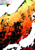 ひまわり人工衛星:日本海,18:59JST,1時間合成画像