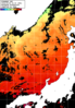 ひまわり人工衛星:日本海,11:59JST,1時間合成画像