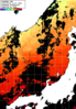 ひまわり人工衛星:日本海,19:59JST,1時間合成画像