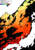 ひまわり人工衛星:日本海,21:59JST,1時間合成画像