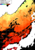ひまわり人工衛星:日本海,18:59JST,1時間合成画像