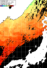 ひまわり人工衛星:日本海,11:59JST,1時間合成画像