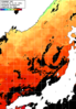 ひまわり人工衛星:日本海,10:59JST,1時間合成画像