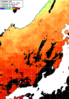 ひまわり人工衛星:日本海,11:59JST,1時間合成画像