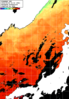ひまわり人工衛星:日本海,12:59JST,1時間合成画像