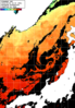 ひまわり人工衛星:日本海,03:59JST,1時間合成画像