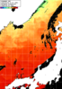 ひまわり人工衛星:日本海,16:59JST,1時間合成画像