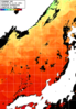 ひまわり人工衛星:日本海,20:59JST,1時間合成画像