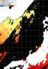 ひまわり人工衛星:日本海,11:59JST,1時間合成画像