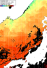 ひまわり人工衛星:日本海,09:59JST,1時間合成画像