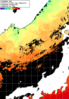 NOAA人工衛星画像:日本海, 1日合成画像(2024/10/07UTC)