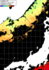 ひまわり人工衛星:日本海,04:59JST,1時間合成画像