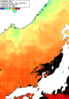 NOAA人工衛星画像:日本海, 1日合成画像(2024/10/08UTC)