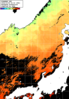 ひまわり人工衛星:日本海,18:59JST,1時間合成画像
