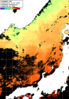 ひまわり人工衛星:日本海,20:59JST,1時間合成画像