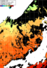ひまわり人工衛星:日本海,04:59JST,1時間合成画像