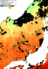 ひまわり人工衛星:日本海,08:59JST,1時間合成画像