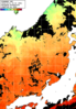 ひまわり人工衛星:日本海,11:59JST,1時間合成画像