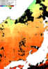 ひまわり人工衛星:日本海,12:59JST,1時間合成画像